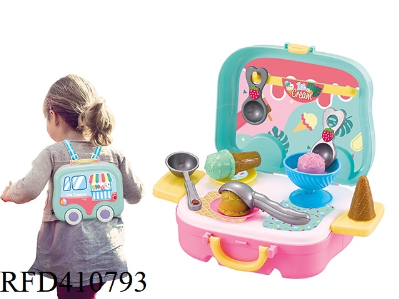 ICE CREAM PORTABLE STORAGE TROLLEY