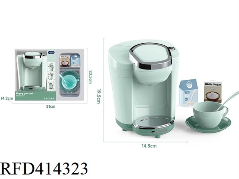COFFEE MACHINE SET-LIGHT AND SOUND-ADD WATER