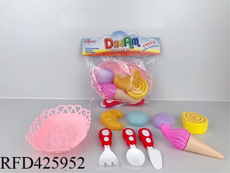 DONUT DESSERT SET (WITH BASKET)