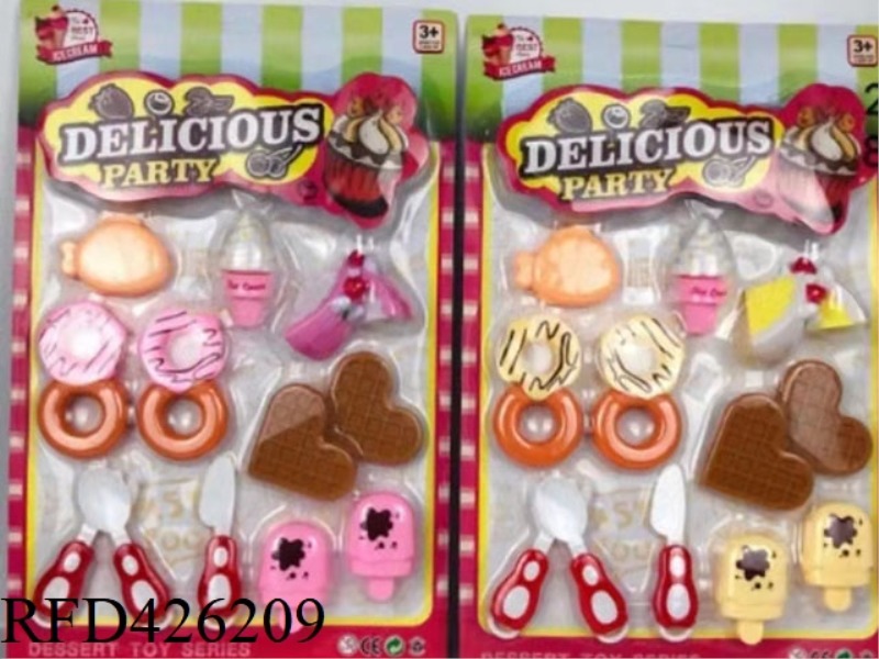 15-PIECE PLAY HOUSE CAKE CUTTING SET