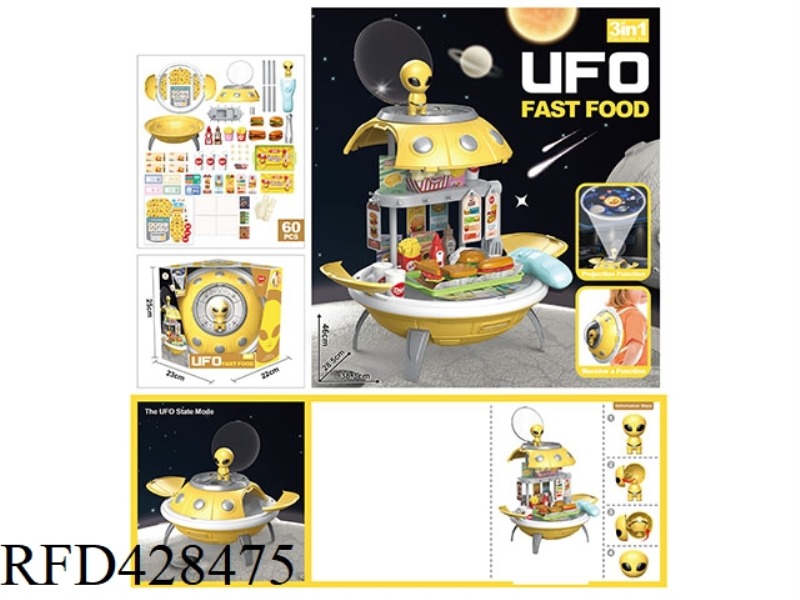 UFO HAMBURGER STORAGE BACKPACK