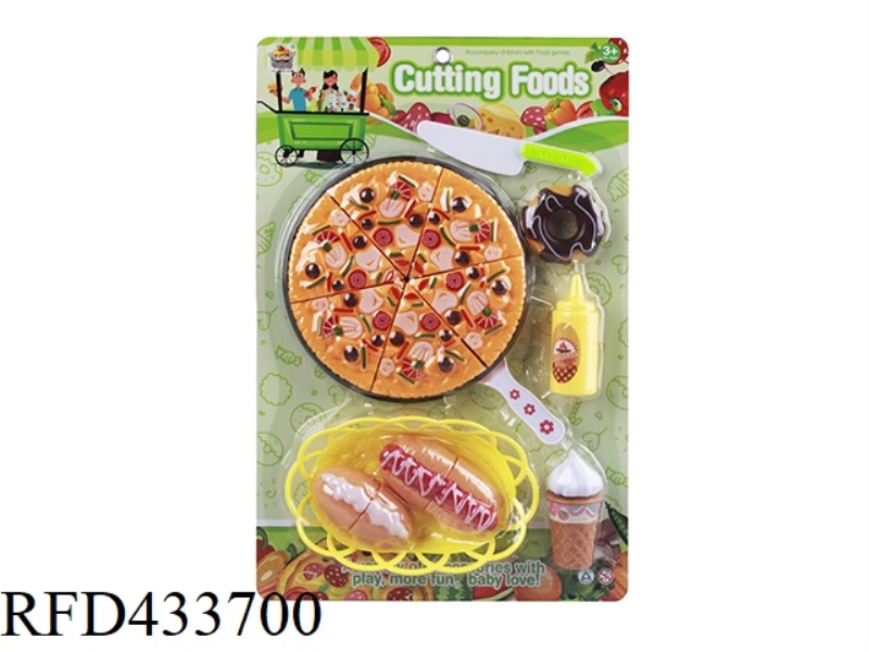 PIZZA FAST FOOD SET 19 PIECES