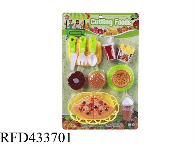 HAMBURGER FAST FOOD SET 20 PIECES