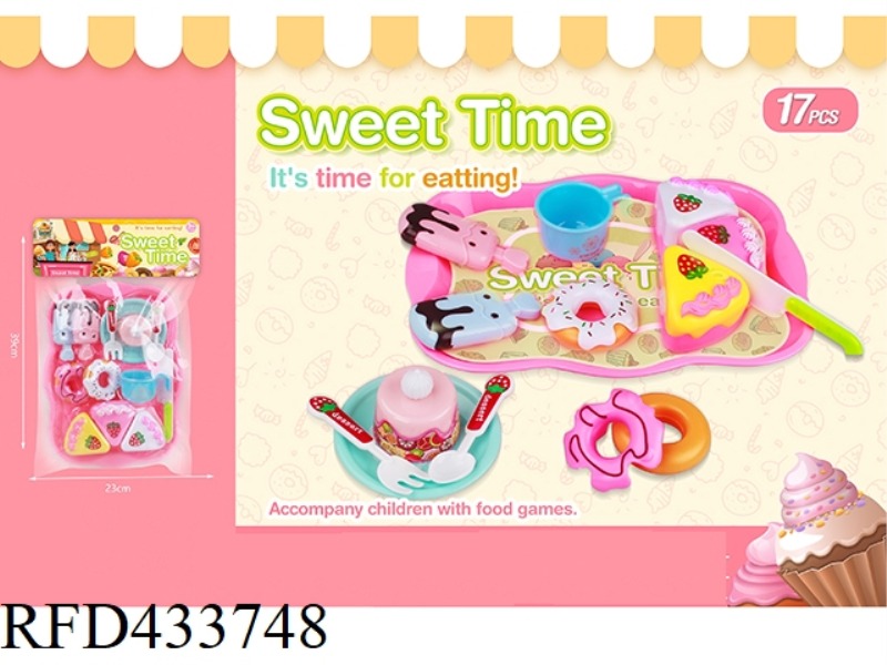 DESSERT BIRTHDAY PARTY 17 PIECE SET