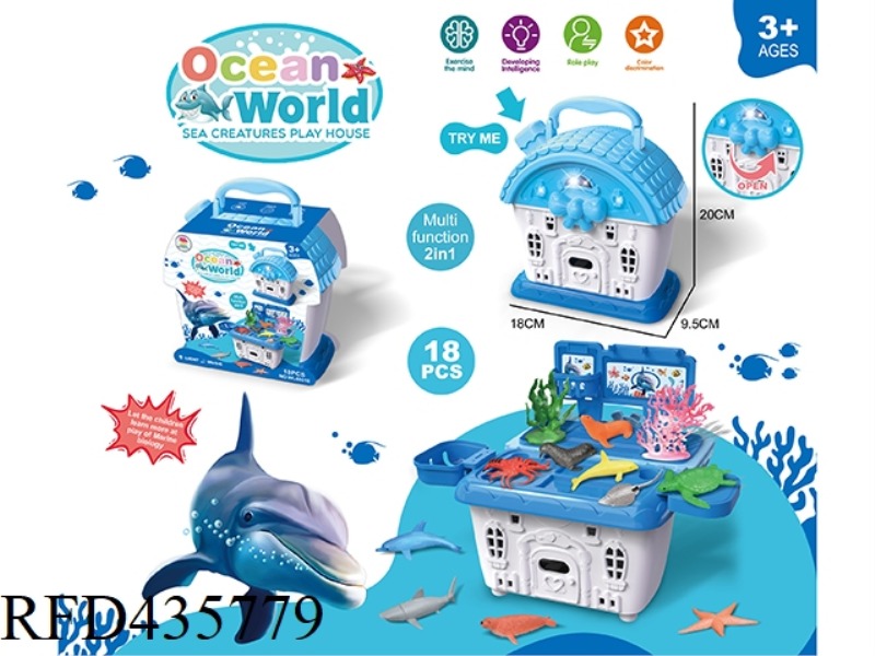 MARINE ANIMAL TABLE COVER (WITH LIGHT AND SOUND)