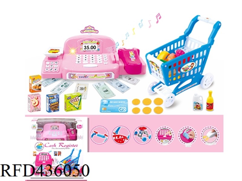 HAPPY CASH REGISTER + SHOPPING CART