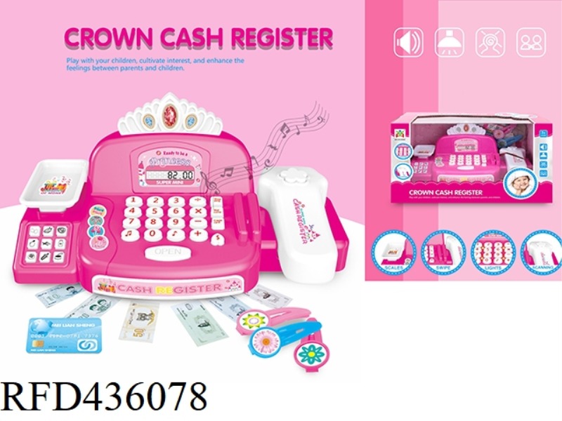 CROWN LIGHT VOICE CASH REGISTER