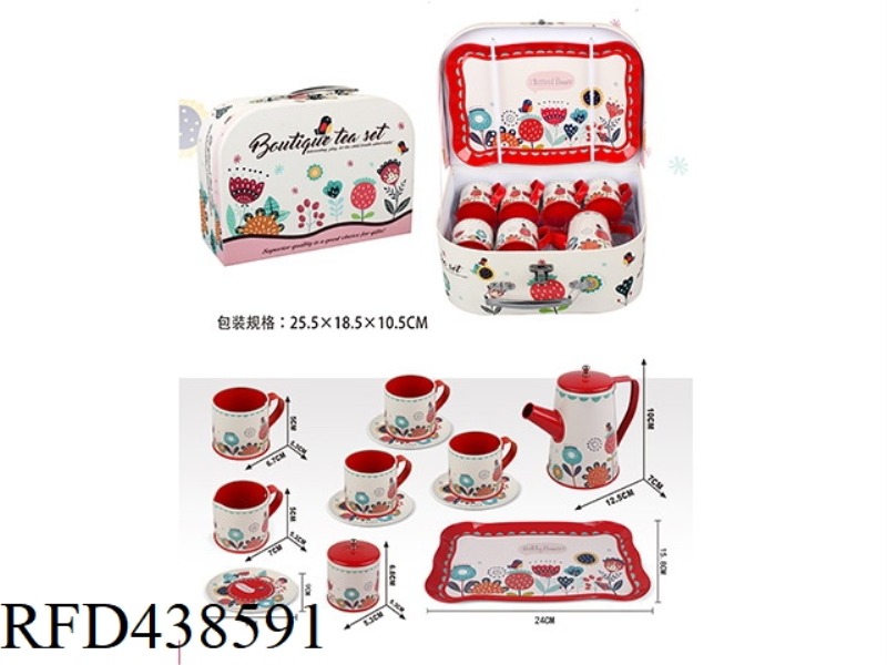 PLAY HOUSE BIG RED CLASSICAL FLOWER TALL POT GIFT BOX