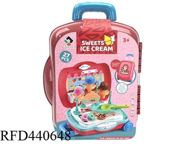 PLAY HOUSE TOYS-DESSERT TROLLEY BOX