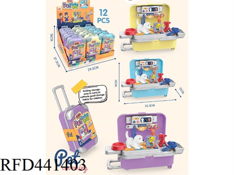 PET SUITCASE STORAGE DESK 12PCS