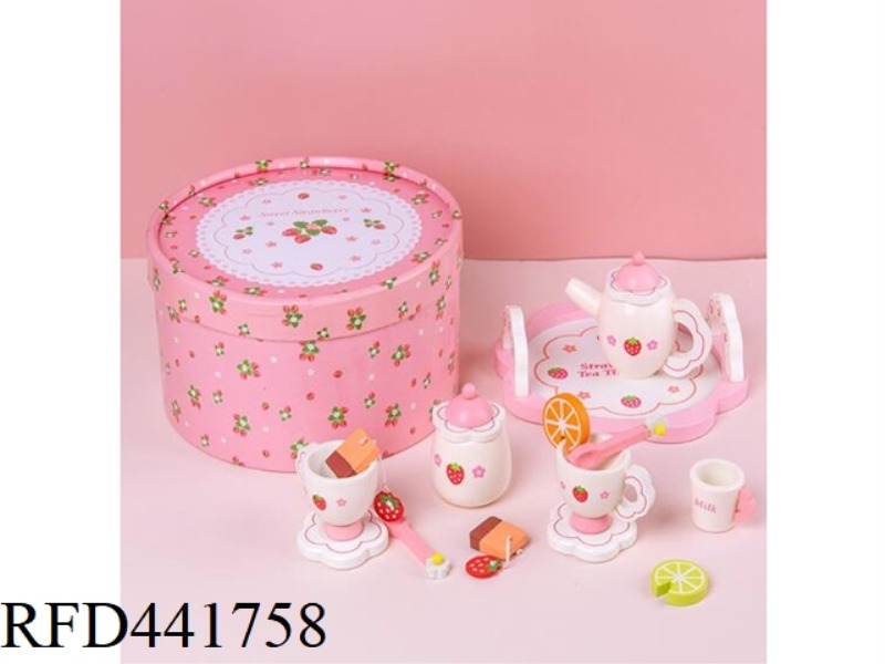 BARRELED TEA SET