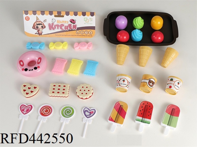 DONUT ICE CREAM PACKAGE 30PCS