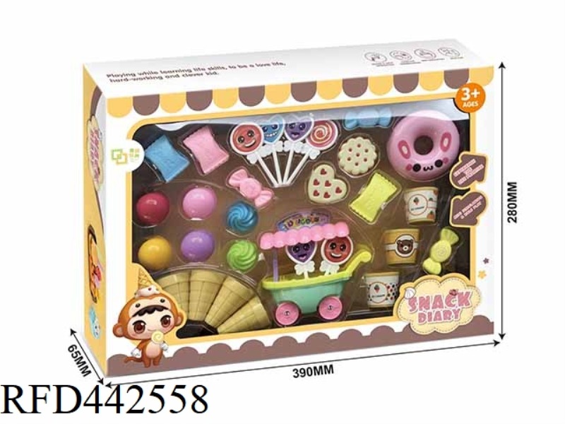 ICE CREAM DESSERT DINING CART