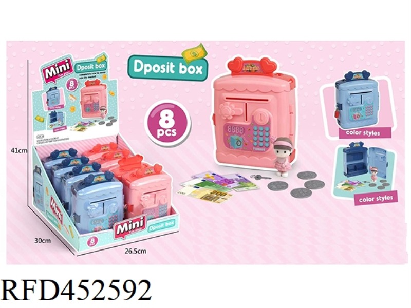 PIGGY BANK WITH ERASER 8PCS