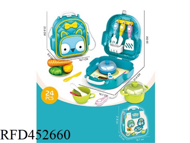 PLAY HOUSE KITCHEN UTENSILS CARTOON BACKPACK