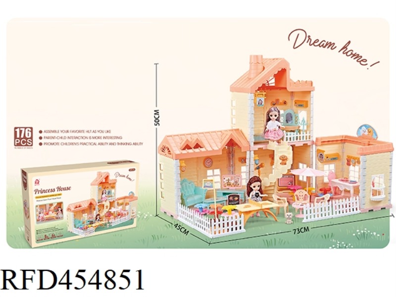 SELF-INSTALLED VILLA + 2 4.5-INCH JOINT DOLLS
