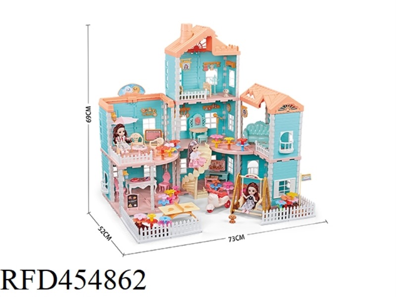 SELF-INSTALLED VILLA + 3 4.5-INCH JOINT DOLLS