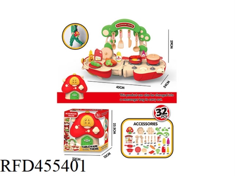 MUSHROOM MESSENGER BAG TABLEWARE