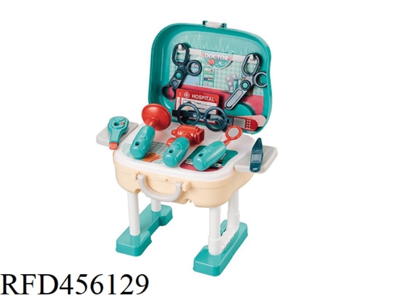MEDICAL TOOL TABLE (BLUE-GREEN) 25PCS