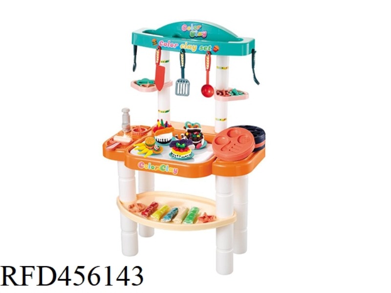 COLORED MUD TABLE (MANUAL WATER OUTLET OF FAUCET) 40PCS