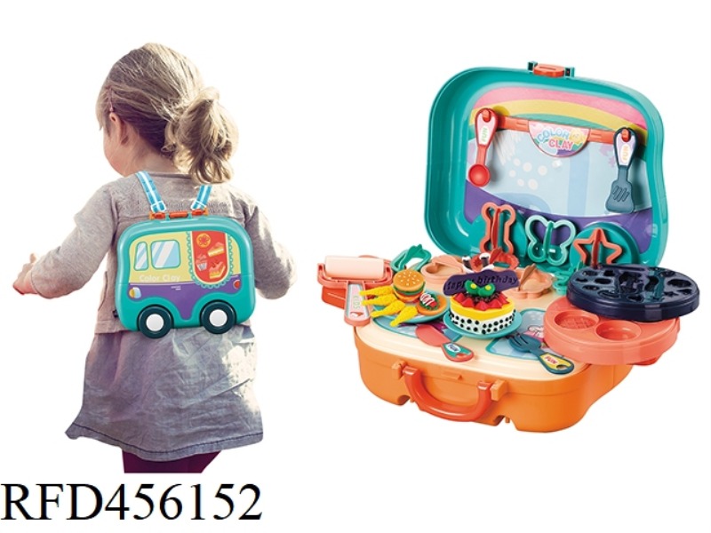 COLORED MUD PORTABLE STORAGE VEHICLE 30PCS