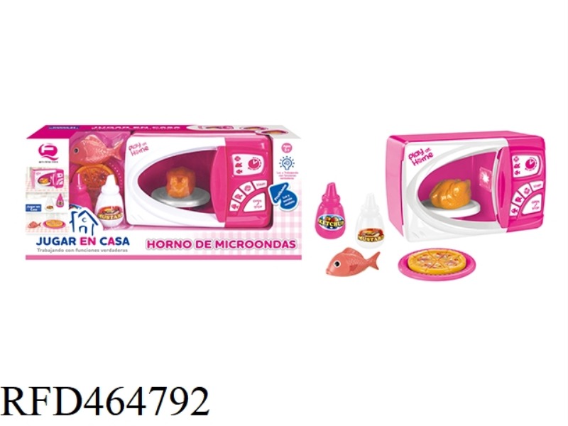 WESTERN VERSION PINK MICROWAVE OVEN
