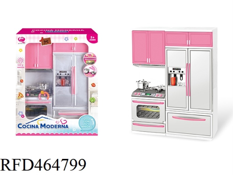 WESTERN VERSION PINK KITCHEN COMBINATION
