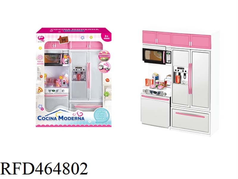 WESTERN VERSION PINK KITCHEN COMBINATION