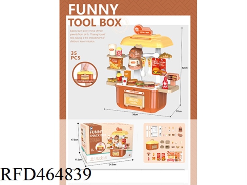 PLAY HOUSE BURGER SUITCASE