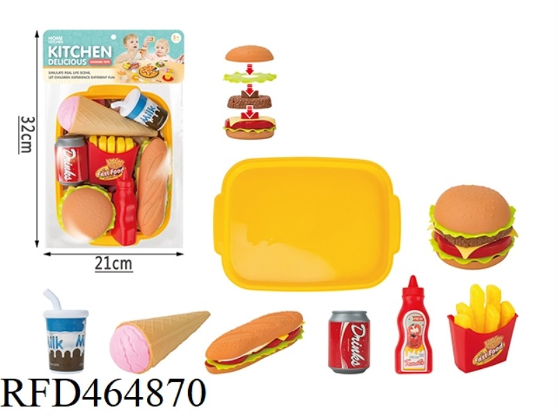 PLAY HOUSE BURGER JAMIE 26 PIECE SET