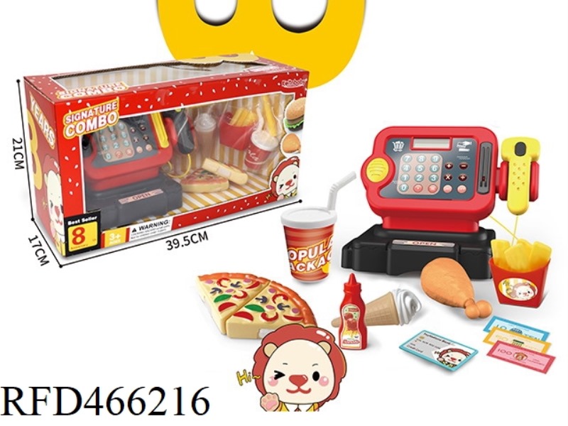 CASH REGISTER PIZZA RESTAURANT 38PCS