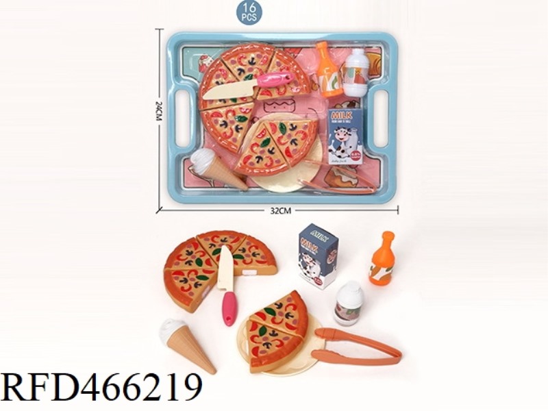DINING PLATE PIZZA TABLEWARE 16PCS