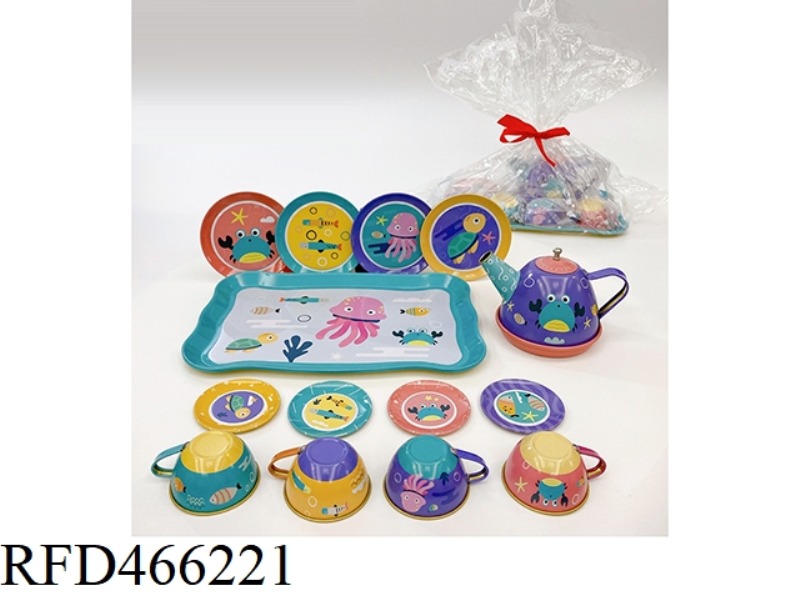 MARINE ANIMAL HOUSE SET TEA SET