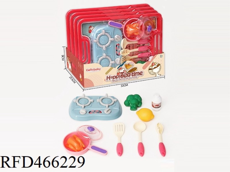 FAMILY DINNER PLATE, FRUIT AND VEGETABLE STOVE TABLEWARE, 12PCS (5 PLATES / DISPLAY BOX)