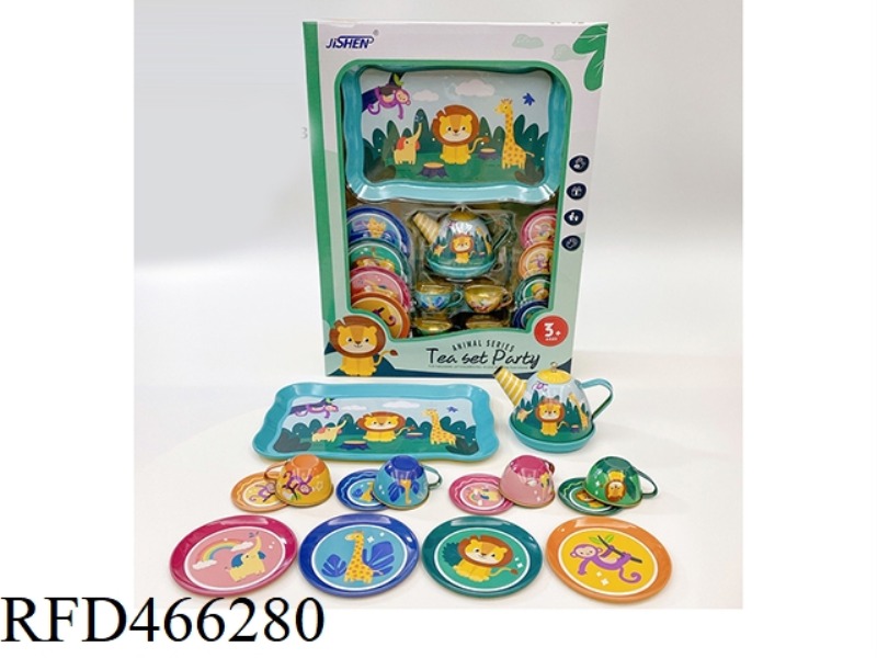 ANIMAL HOUSE SET TEA SET