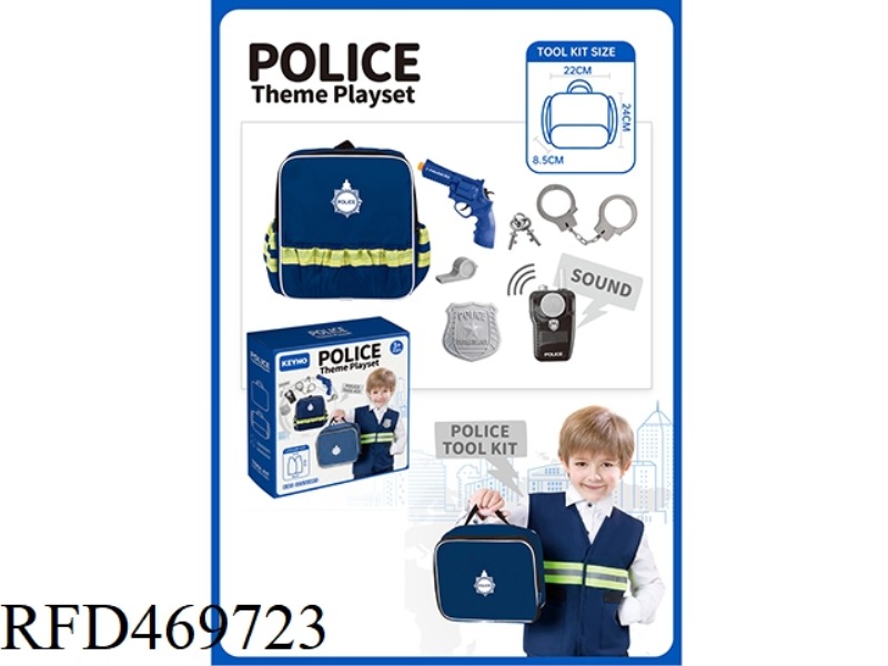 POLICE BAG WITH POLICE EQUIPMENT