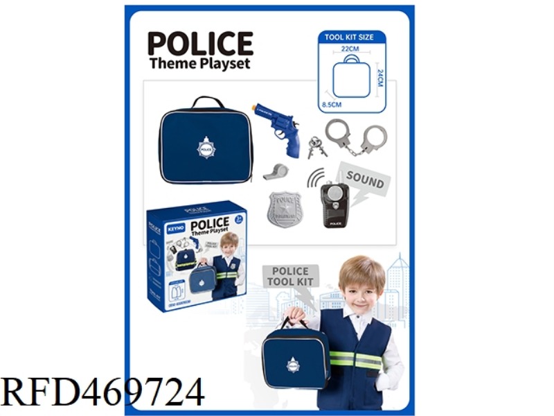 POLICE HANDBAG WITH POLICE GEAR
