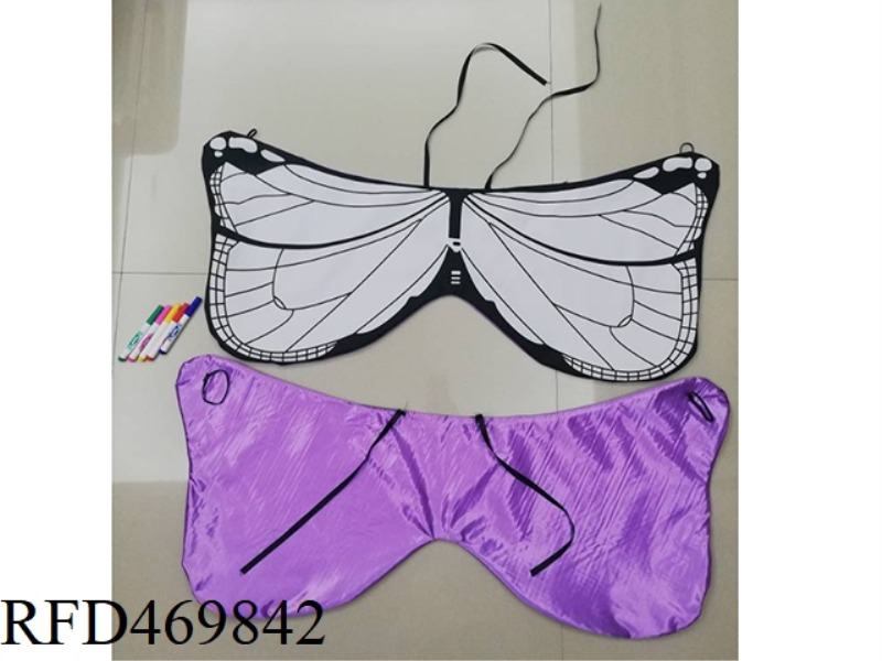 DIY COLORING BUTTERFLY WINGS