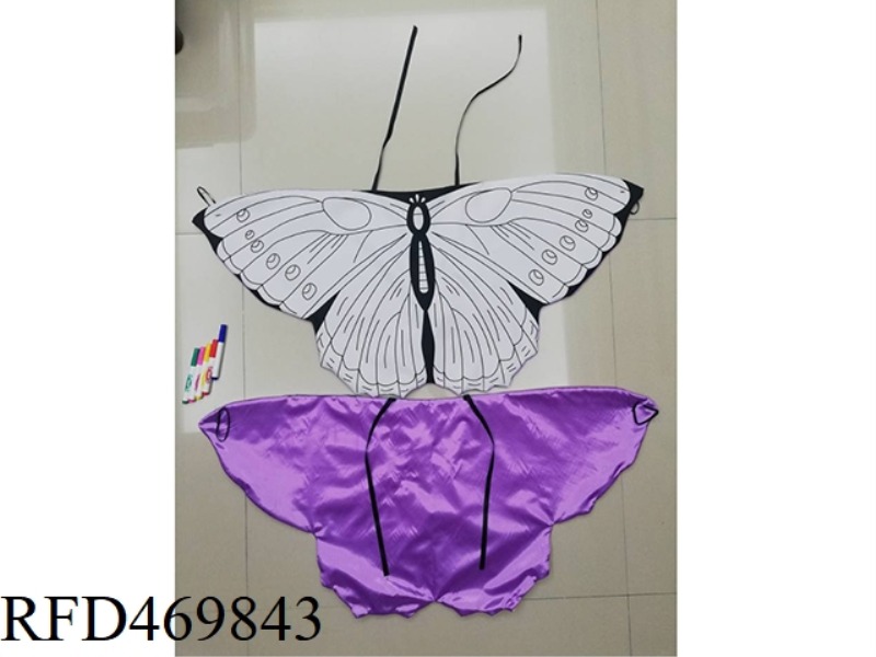 DIY COLORING BUTTERFLY WINGS