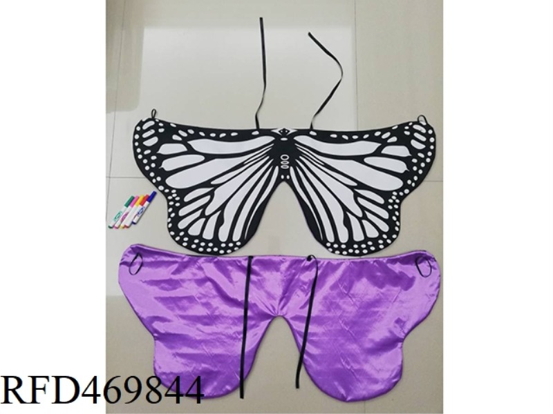 DIY COLORING BUTTERFLY WINGS