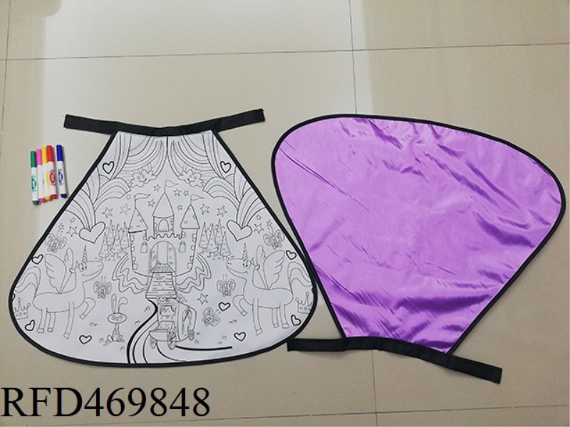 DIY PAINTED CASTLE CAPE