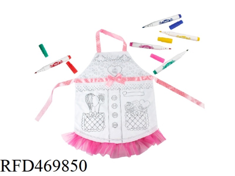 DIY COLORING APRON