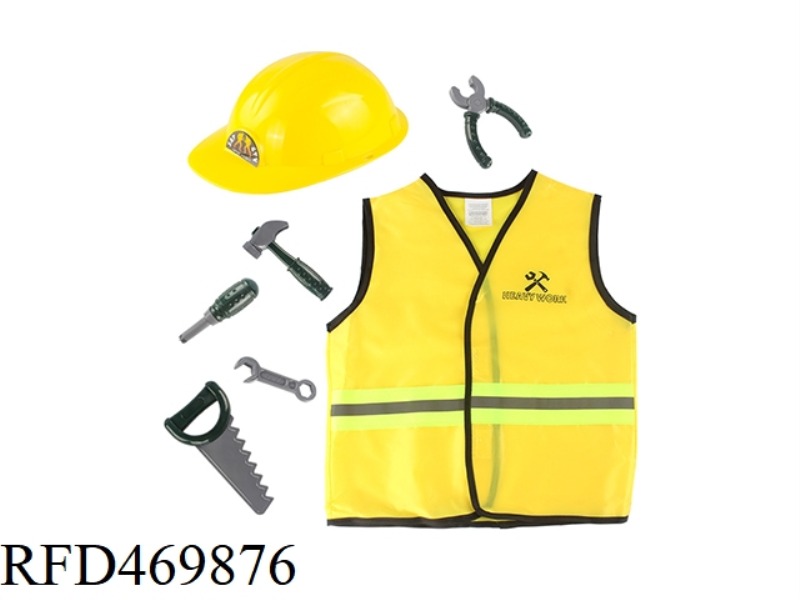 ENGINEERING VEST SET WITH PLASTIC CAP