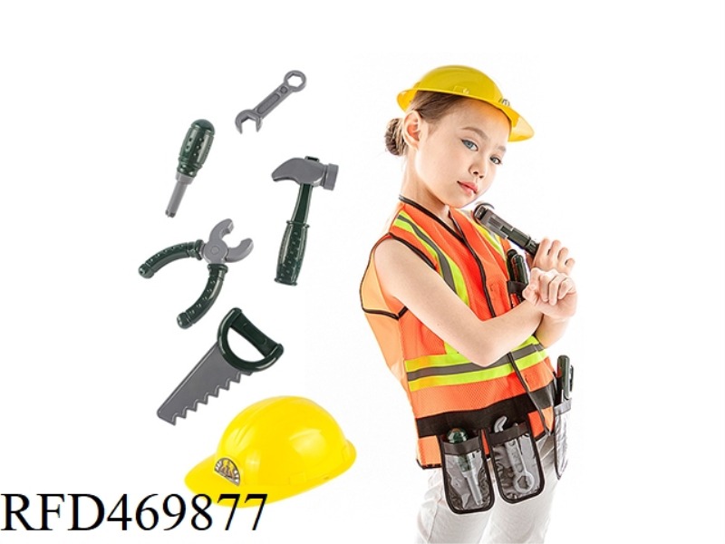 ENGINEERING SUIT WITH PLASTIC CAP