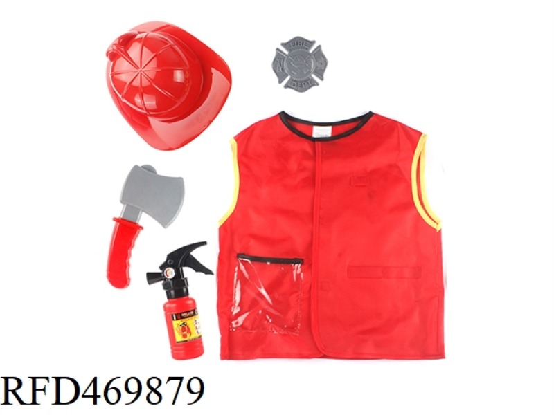 KN584 FIRE VEST SET WITH FIRE CAP