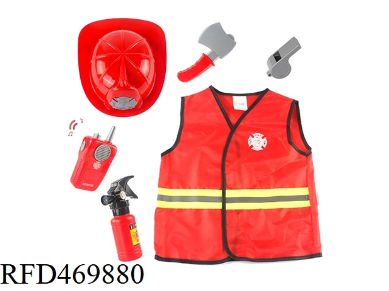 KN585 NEW FIRE VEST SUIT WITH FIRE CAP
