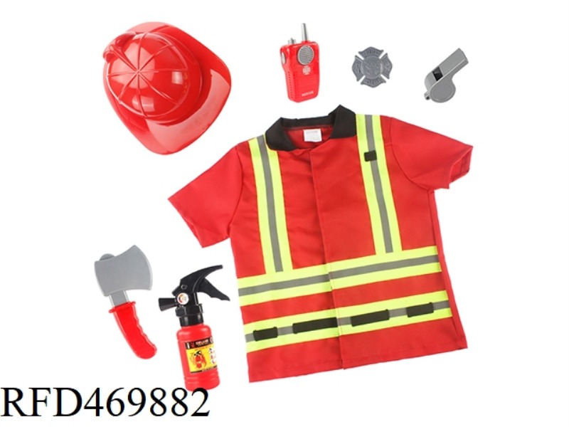 KN587 SHORT SLEEVE FIRE SUIT WITH FIRE CAP