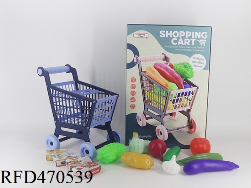 CART+VEGETABLES 9PCS+4 SMALL BOXES