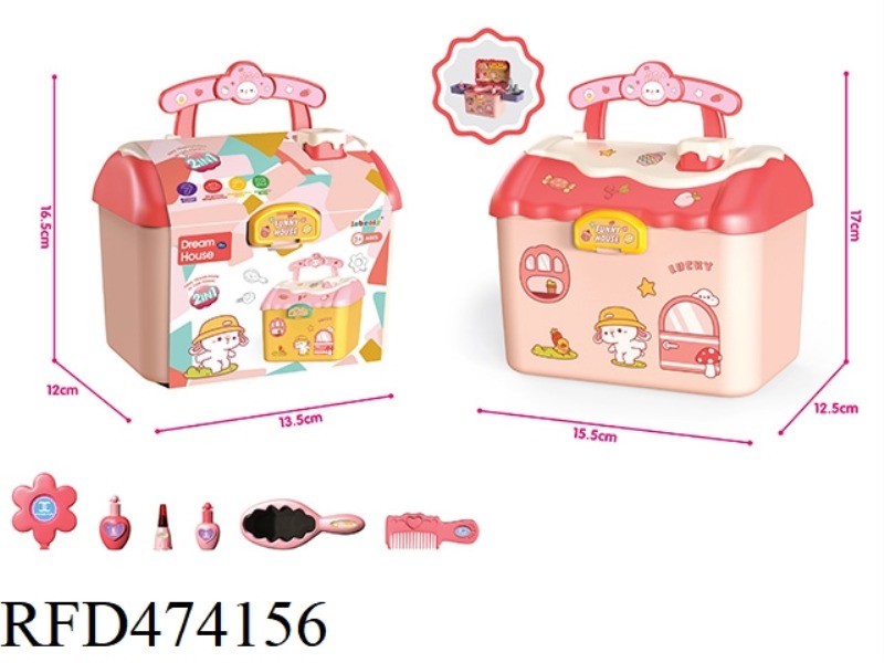 PINK WATER OUTLET FUNCTIONAL JEWELRY CABIN STORAGE BAR
