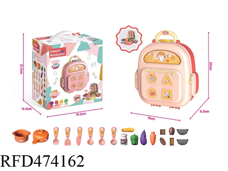 PINK WATER OUTLET FUNCTION KITCHEN SMALL BACKPACK STORAGE SEALED COLOR BOX